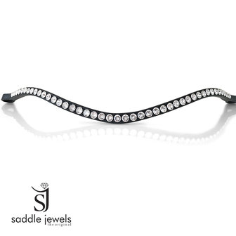 Crystal browband - L